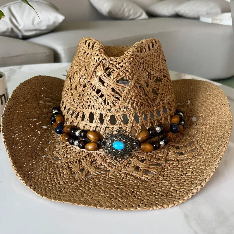 Pink Bloom Boho Summer Hat