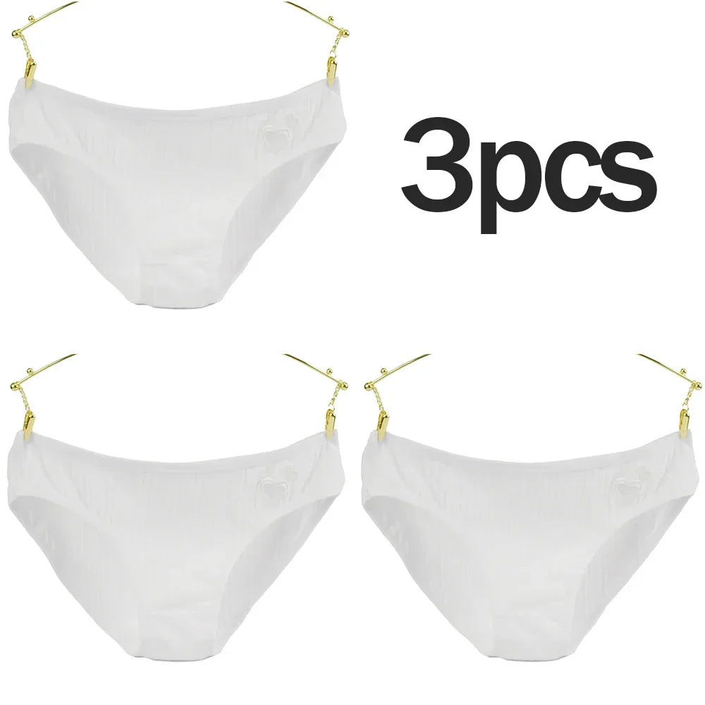 Pink Bloom 3-Pack Striped & Solid Briefs