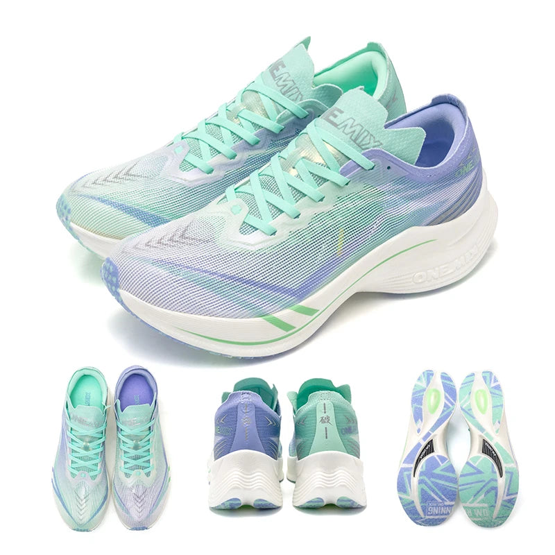 Pink Bloom Carbon Plate Running Shoes – Pro, Ultralight, Shock-Absorbing, Supportive