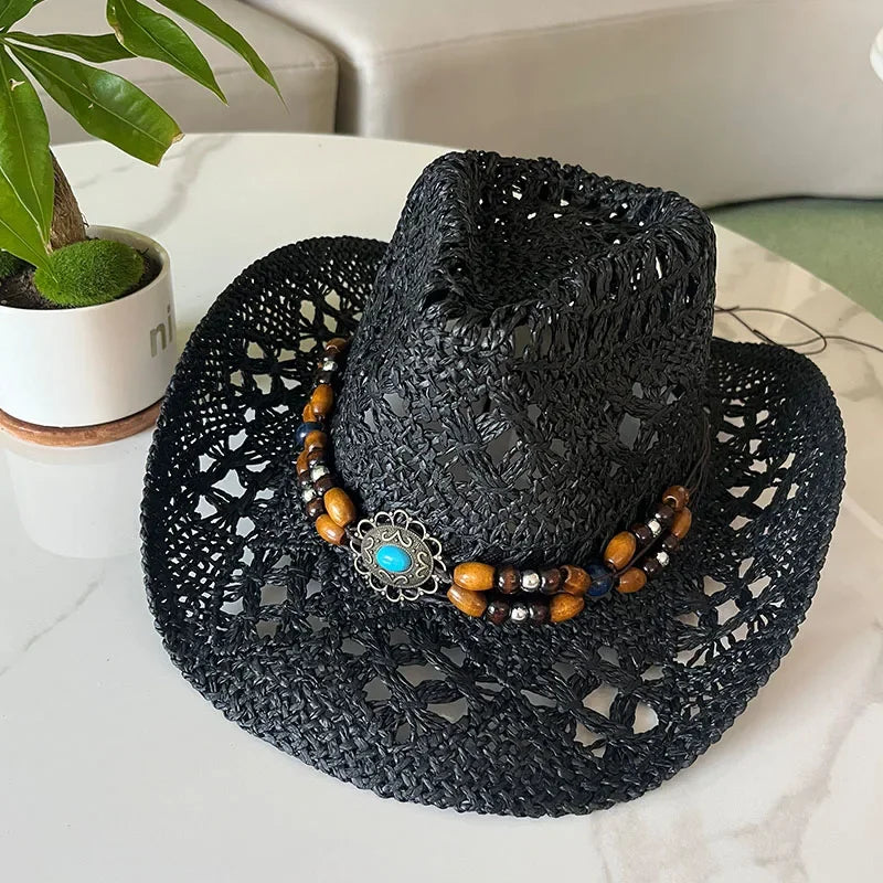 Pink Bloom Boho Summer Hat