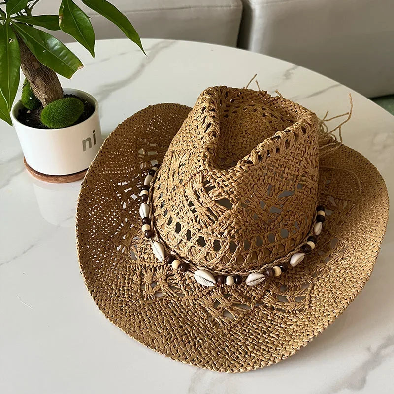 Pink Bloom Boho Summer Hat