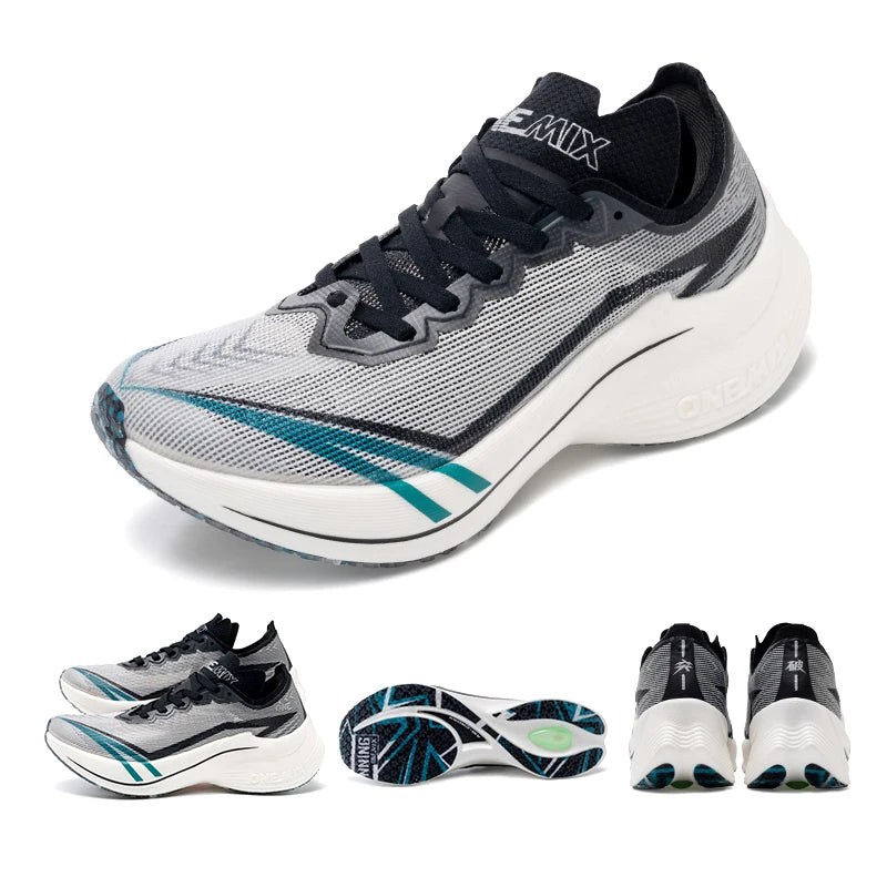 Pink Bloom Carbon Plate Running Shoes – Pro, Ultralight, Shock-Absorbing, Supportive