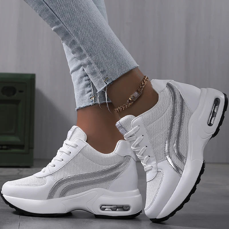 Pink Bloom Air Cushion Sneakers