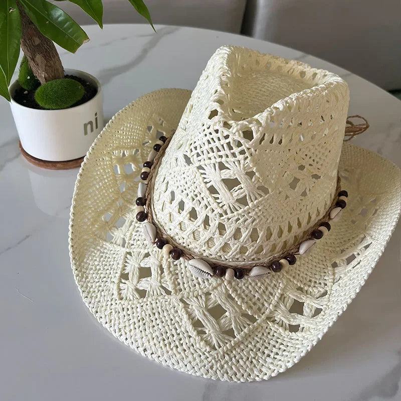 Pink Bloom Boho Summer Hat