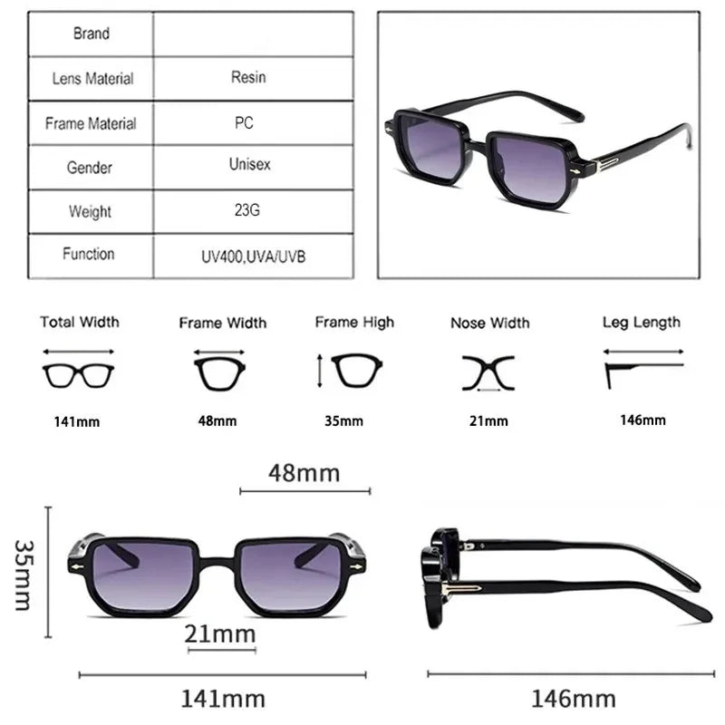 Pink Bloom Candy Color Rectangle Sunglasses – Unisex Party & Beach Eyewear