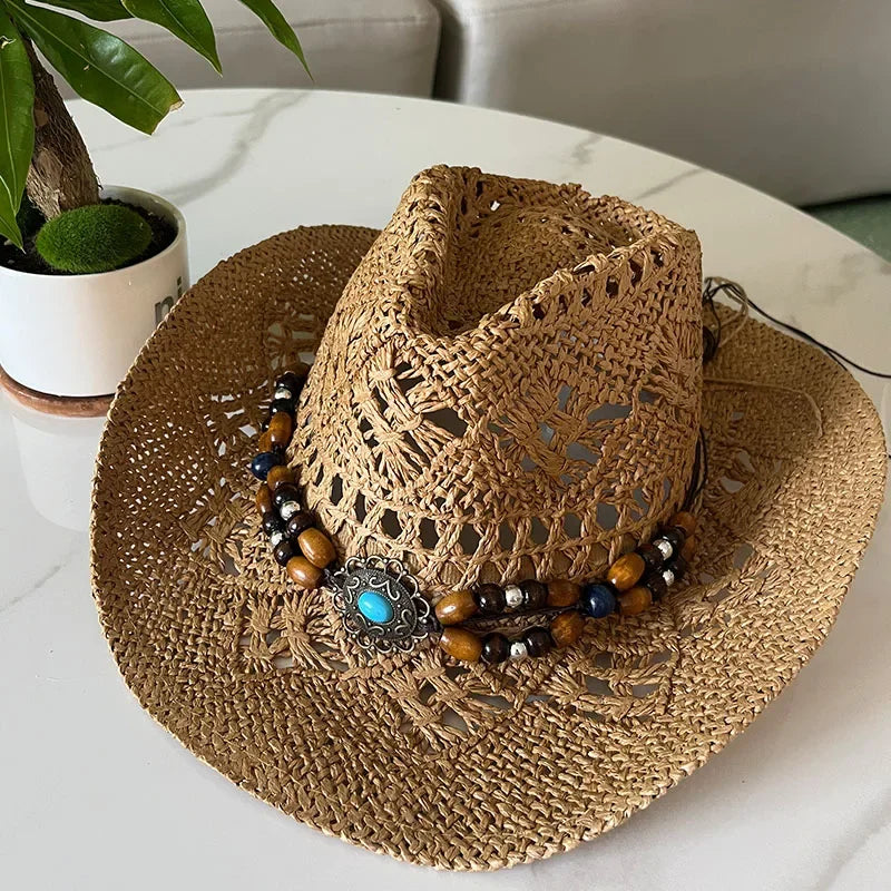 Pink Bloom Boho Summer Hat